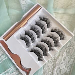 Magnetic eyelashes high quality five pairs